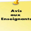 avis aux enseingnent